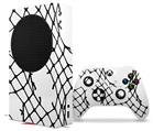 WraptorSkinz Skin Wrap compatible with the 2020 XBOX Series S Console and Controller Ripped Fishnets (XBOX NOT INCLUDED)