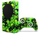 WraptorSkinz Skin Wrap compatible with the 2020 XBOX Series S Console and Controller Skull Camouflage (XBOX NOT INCLUDED)
