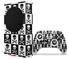 WraptorSkinz Skin Wrap compatible with the 2020 XBOX Series S Console and Controller Skull Checkerboard (XBOX NOT INCLUDED)