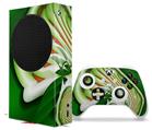 WraptorSkinz Skin Wrap compatible with the 2020 XBOX Series S Console and Controller Chlorophyll (XBOX NOT INCLUDED)