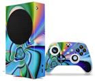 WraptorSkinz Skin Wrap compatible with the 2020 XBOX Series S Console and Controller Discharge (XBOX NOT INCLUDED)