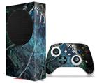 WraptorSkinz Skin Wrap compatible with the 2020 XBOX Series S Console and Controller Aquatic 2 (XBOX NOT INCLUDED)