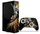 WraptorSkinz Skin Wrap compatible with the 2020 XBOX Series S Console and Controller Flowers (XBOX NOT INCLUDED)