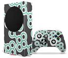 WraptorSkinz Skin Wrap compatible with the 2020 XBOX Series S Console and Controller Locknodes 02 Seafoam Green (XBOX NOT INCLUDED)