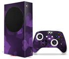 WraptorSkinz Skin Wrap compatible with the 2020 XBOX Series S Console and Controller Bokeh Hearts Purple (XBOX NOT INCLUDED)