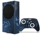 WraptorSkinz Skin Wrap compatible with the 2020 XBOX Series S Console and Controller Bokeh Music Blue (XBOX NOT INCLUDED)