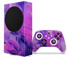 WraptorSkinz Skin Wrap compatible with the 2020 XBOX Series S Console and Controller Painting Purple Splash (XBOX NOT INCLUDED)
