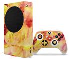 WraptorSkinz Skin Wrap compatible with the 2020 XBOX Series S Console and Controller Painting Yellow Splash (XBOX NOT INCLUDED)