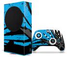 WraptorSkinz Skin Wrap compatible with the 2020 XBOX Series S Console and Controller Baja 0040 Blue Medium (XBOX NOT INCLUDED)