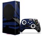 WraptorSkinz Skin Wrap compatible with the 2020 XBOX Series S Console and Controller Baja 0040 Blue Navy (XBOX NOT INCLUDED)