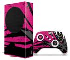 WraptorSkinz Skin Wrap compatible with the 2020 XBOX Series S Console and Controller Baja 0040 Fuchsia Hot Pink (XBOX NOT INCLUDED)