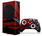 WraptorSkinz Skin Wrap compatible with the 2020 XBOX Series S Console and Controller Baja 0040 Red Dark (XBOX NOT INCLUDED)