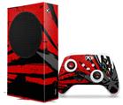 WraptorSkinz Skin Wrap compatible with the 2020 XBOX Series S Console and Controller Baja 0040 Red (XBOX NOT INCLUDED)