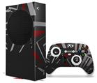 WraptorSkinz Skin Wrap compatible with the 2020 XBOX Series S Console and Controller Baja 0023 Red Dark (XBOX NOT INCLUDED)
