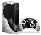 WraptorSkinz Skin Wrap compatible with the 2020 XBOX Series S Console and Controller Eyeball Black (XBOX NOT INCLUDED)