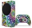 WraptorSkinz Skin Wrap compatible with the 2020 XBOX Series S Console and Controller Spiral (XBOX NOT INCLUDED)