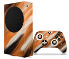 WraptorSkinz Skin Wrap compatible with the 2020 XBOX Series S Console and Controller Paint Blend Orange (XBOX NOT INCLUDED)