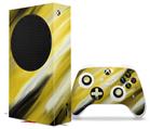 WraptorSkinz Skin Wrap compatible with the 2020 XBOX Series S Console and Controller Paint Blend Yellow (XBOX NOT INCLUDED)