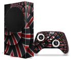 WraptorSkinz Skin Wrap compatible with the 2020 XBOX Series S Console and Controller Up And Down (XBOX NOT INCLUDED)