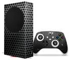WraptorSkinz Skin Wrap compatible with the 2020 XBOX Series S Console and Controller Mesh Metal Hex 02 (XBOX NOT INCLUDED)