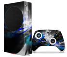 WraptorSkinz Skin Wrap compatible with the 2020 XBOX Series S Console and Controller ZaZa Blue (XBOX NOT INCLUDED)