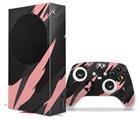 WraptorSkinz Skin Wrap compatible with the 2020 XBOX Series S Console and Controller Jagged Camo Pink (XBOX NOT INCLUDED)