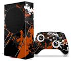 WraptorSkinz Skin Wrap compatible with the 2020 XBOX Series S Console and Controller Baja 0003 Burnt Orange (XBOX NOT INCLUDED)