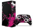 WraptorSkinz Skin Wrap compatible with the 2020 XBOX Series S Console and Controller Baja 0003 Hot Pink (XBOX NOT INCLUDED)