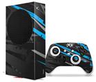 WraptorSkinz Skin Wrap compatible with the 2020 XBOX Series S Console and Controller Baja 0014 Blue Medium (XBOX NOT INCLUDED)