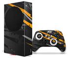 WraptorSkinz Skin Wrap compatible with the 2020 XBOX Series S Console and Controller Baja 0014 Orange (XBOX NOT INCLUDED)