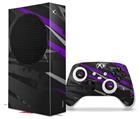 WraptorSkinz Skin Wrap compatible with the 2020 XBOX Series S Console and Controller Baja 0014 Purple (XBOX NOT INCLUDED)