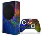 WraptorSkinz Skin Wrap compatible with the 2020 XBOX Series S Console and Controller Fireworks (XBOX NOT INCLUDED)