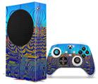WraptorSkinz Skin Wrap compatible with the 2020 XBOX Series S Console and Controller Dancing Lilies (XBOX NOT INCLUDED)