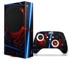 WraptorSkinz Skin Wrap compatible with the 2020 XBOX Series S Console and Controller Quasar Fire (XBOX NOT INCLUDED)