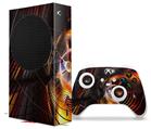 WraptorSkinz Skin Wrap compatible with the 2020 XBOX Series S Console and Controller Solar Flares (XBOX NOT INCLUDED)