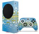 WraptorSkinz Skin Wrap compatible with the 2020 XBOX Series S Console and Controller Organic Bubbles (XBOX NOT INCLUDED)