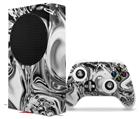WraptorSkinz Skin Wrap compatible with the 2020 XBOX Series S Console and Controller Liquid Metal Chrome (XBOX NOT INCLUDED)