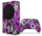 WraptorSkinz Skin Wrap compatible with the 2020 XBOX Series S Console and Controller Butterfly Graffiti (XBOX NOT INCLUDED)