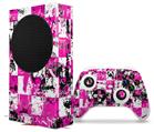 WraptorSkinz Skin Wrap compatible with the 2020 XBOX Series S Console and Controller Pink Graffiti (XBOX NOT INCLUDED)