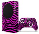 WraptorSkinz Skin Wrap compatible with the 2020 XBOX Series S Console and Controller Pink Zebra (XBOX NOT INCLUDED)