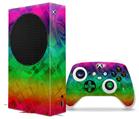 WraptorSkinz Skin Wrap compatible with the 2020 XBOX Series S Console and Controller Rainbow Butterflies (XBOX NOT INCLUDED)