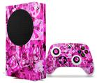 WraptorSkinz Skin Wrap compatible with the 2020 XBOX Series S Console and Controller Pink Plaid Graffiti (XBOX NOT INCLUDED)