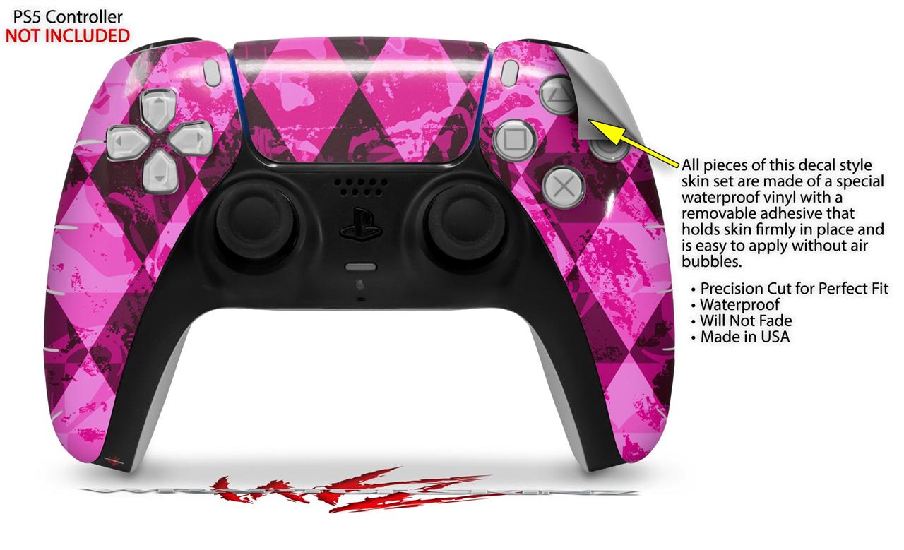 Sony PS5 Controller Skins Pink Diamond