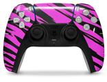 WraptorSkinz Skin Wrap compatible with the Sony PS5 DualSense Controller Pink Tiger (CONTROLLER NOT INCLUDED)