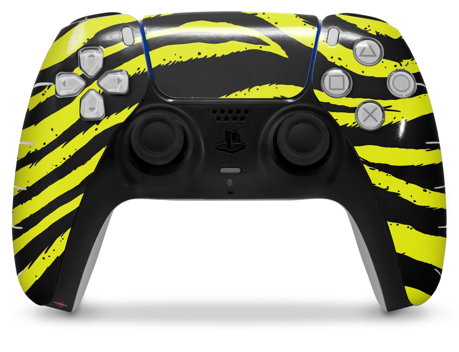 Sony PS5 Controller Skins Abstract 01 Yellow