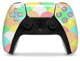 WraptorSkinz Skin Wrap compatible with the Sony PS5 DualSense Controller Brushed Cirlces Multi Light (CONTROLLER NOT INCLUDED)