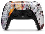 WraptorSkinz Skin Wrap compatible with the Sony PS5 DualSense Controller Abstract Graffiti (CONTROLLER NOT INCLUDED)
