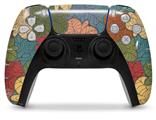 WraptorSkinz Skin Wrap compatible with the Sony PS5 DualSense Controller Flowers Pattern 01 (CONTROLLER NOT INCLUDED)