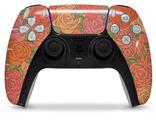 WraptorSkinz Skin Wrap compatible with the Sony PS5 DualSense Controller Flowers Pattern Roses 06 (CONTROLLER NOT INCLUDED)
