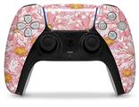 WraptorSkinz Skin Wrap compatible with the Sony PS5 DualSense Controller Flowers Pattern 12 (CONTROLLER NOT INCLUDED)